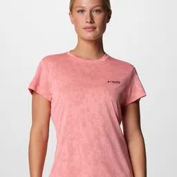 Columbia Women Solid Round Neck T-shirt-picture-9