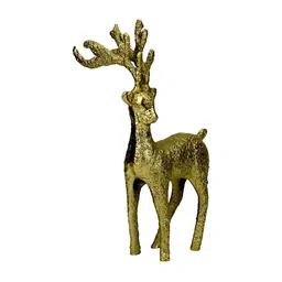Hind Decor Yellow Christmas Deer Showpiece-image-87