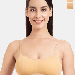 Tweens Pack Of 3 Full Coverage Removable Padding Cotton Bralette Bra With All Day Comfort-picture-34