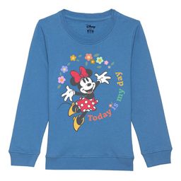 Disney by Wear Your Mind Girls Blue Printed Sweatshirt-picture-36