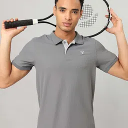 Technosport Polo Collar Antimicrobial Slim Fit Sports T-shirt-picture-23