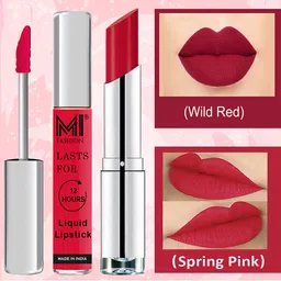 MI FASHION Set of Silky Smooth Lips Liquid Lipstick 3.5ml & Creamy Matte Lipstick 3.5g-picture-41