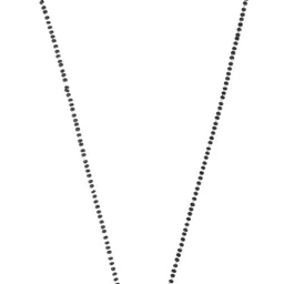 Kord Store Rhodium-Plated Artificial Stones and Beads Mangalsutra-image-3