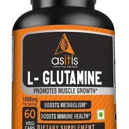 AS-IT-IS Nutrition L-Glutamine for Muscle Growth and Recovery (60 capsules)-image-25