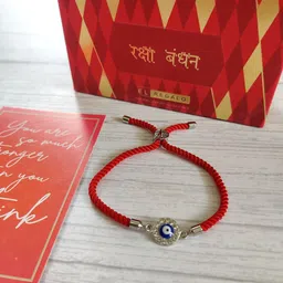 EL REGALO Evil Eye Rakhi Gift Set with Greeting card and Shagun image 3
