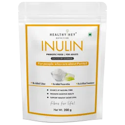 HealthyHey Nutrition Inulin Powder - Prebiotic Food - For Adults - 200g-image-93