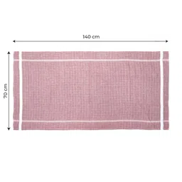 thirsty towel Red Cotton Solid 150 Gsm Bath Towel (1 Pc) image 4