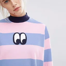 The Dry State Striped Oversized Cotton T-shirt image 4