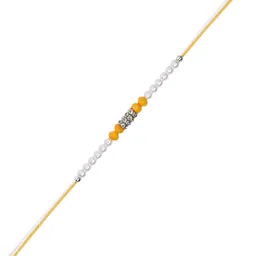 I Jewels Pearls Beaded Thread Rakhi image 2