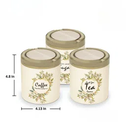 trueware STC 750Ml Brown Plastic (Set of 2) Airtight Container image 3