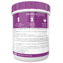healthyhey nutrition Healthyhey Pure Hydrolysed Collagen Supplement - 250G Unflavoured - Made in Italy image 2