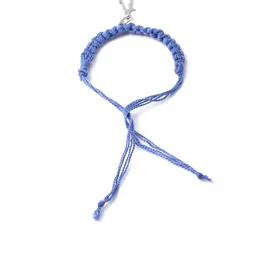 ADORN by Nikita Ladiwala Kids Silver-Plated & Blue Rakhi With Raksha Bandhan Greeting Card image 4