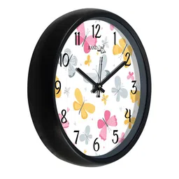 RANDOM Black & White Printed Contemporary Analogue Wall Clock image 3