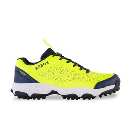 KOROK By Decathlon Unisex Yellow Low Intensity Field Hockey Shoes image 3