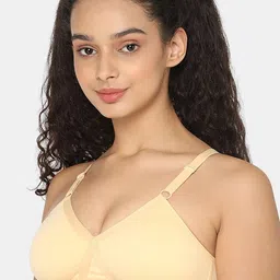 NAIDU HALL Non-Wired Non Padded Medium Coverage All Day Comfort Cotton Bra image 3