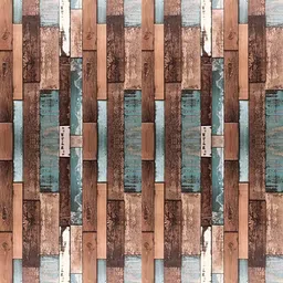 Univocean Brown & Grey Wood Design Rustic Peel & Stick Self Adhesive 3D Wallpaper image 5