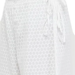 Varanga Women Yellow Ethnic Motifs Printed Panelled Pure Cotton Kurti with Palazzos image 4