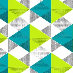 Divine Casa Multicoloured Geometric AC Room 110 GSM Single Bed Reversible Dohar image 2