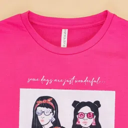Pantaloons Junior Girls Graphic Printed T-shirt image 3
