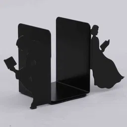 mint furnish Every Body Reads Black Iron Bookend image 5