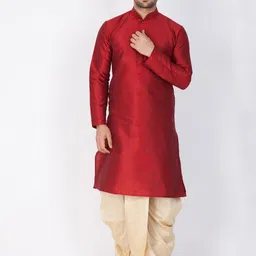 VASTRAMAY By Vastramay Men Relaxed-Fit Ethnic Dhoti Pant image 5
