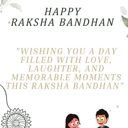 I Jewels Beaded & Stone Studded Thread Rakhi With Roli Chawal & Greeting Card image 4