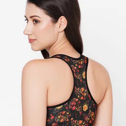 Inner Sense Pack Of 2 Floral Full Coverage Organic Cotton Workout Bra With Antimicrobial image 5