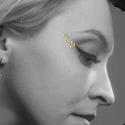 Comet Busters 2 Pcs Eye Stickers - Gold-Toned image 2