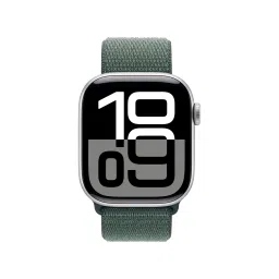 Apple Nylon, Polyester & Spandex Sport Loop for Apple ( 38mm / 40mm / 41mm / 42mm) (Hook-and-Loop Fastener, Lake Green) image 3