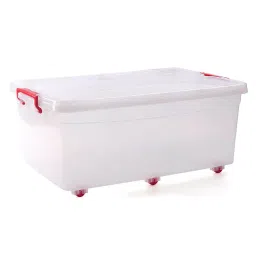 Moover Clear Plastic Storage Box by Regalo image 1