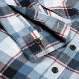 Thomas Scott Standard Tartan Checks Opaque Checked Casual Shirt image 3