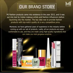 MI FASHION Set of 2 Smudge Free Matte Finish Moisturizing Liquid Lipsticks - Red & Pink image 4