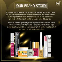 MI FASHION Set of 2 Smudge Free Matte Finish Moisturizing Liquid Lipstick - Purple & Red image 2