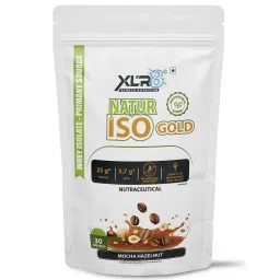 XLR8 Natur Iso Gold Whey Protein Isolate, 25g Protein, 5.7g BCAA, Sweetened with Stevia, VEGETARIAN, ZERO SUGAR, Muscle Support and Recovery-picture-10