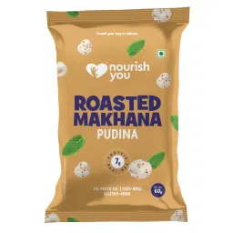 Nourish You Roasted Makhana - Healthy Snacks , Gluten free -60gm-picture-14