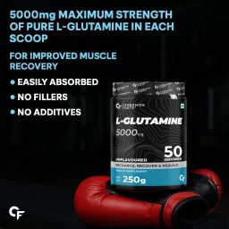Carbamide Forte L Glutamine Powder | Glutamine Supplement for Men | Unflavoured - 150 Grams image 5