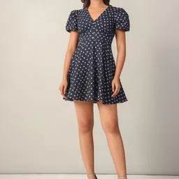 June 9 Clothing Women Floral Printed Empire Mini Dress-image-8