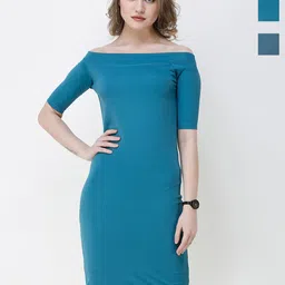 BAESD Women Pack of 2 Off-Shoulder Bodycon Dress-picture-38