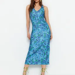 Trendyol Women Floral Printed Sheath Dress-image-94