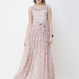 SCORPIUS Floral Print Chiffon Maxi Dress-picture-6