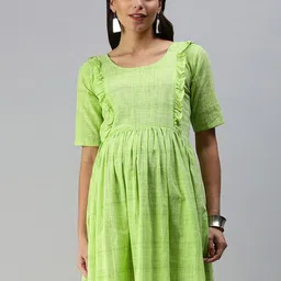 Swishchick Maternity A-Line Midi Dress image 3