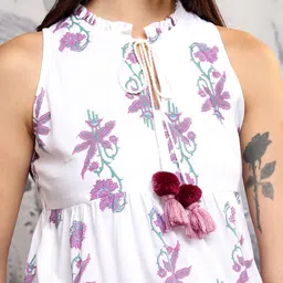 Vishudh Floral Print Maxi Dress image 2