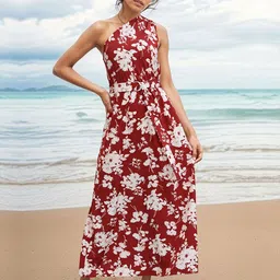 StyleCast x Revolte Floral Printed Off-Shoulder Maxi Dress image 4