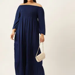 theRebelinme Off-Shoulder Bell Sleeve A-Line Maxi Dress image 3