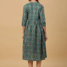CRAFIQA Floral Print Maternity A-Line Midi Dress image 4