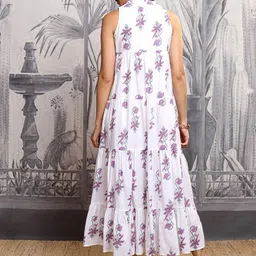 Vishudh Floral Print Maxi Dress image 4