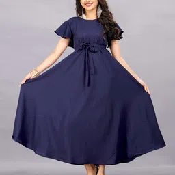 Rhey Flared Sleeves Maxi Dress image 4