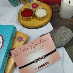 EL REGALO Men Evil Eye Wraparound Rakhi image 1