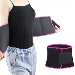 Waist Trainer Women - Waist Cincher Shapeware Trimmer for Slim Belly | Slimming Body Shaper Belt Pink image 1