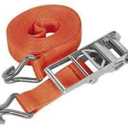 sb chavan Polyster Cargo Lashing Belt 50MMX6MTR (Orange) image 1